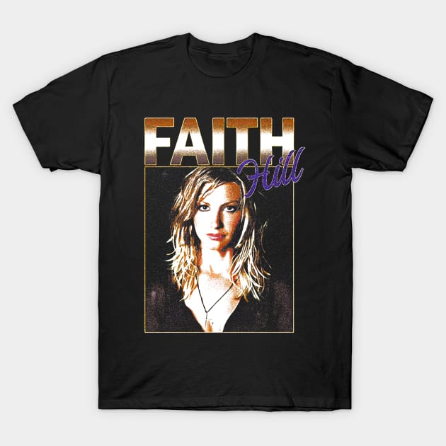 Faith Hill, Vintage, Country Music Singer T-Shirt by FandiLagi